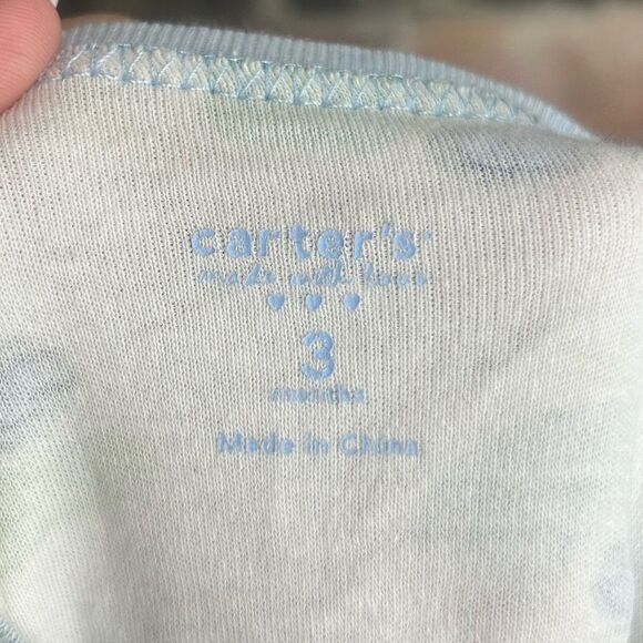 5 for $25🔥3 Months Carter's Car Print Footie Jumpsuit - Picture 3 of 4